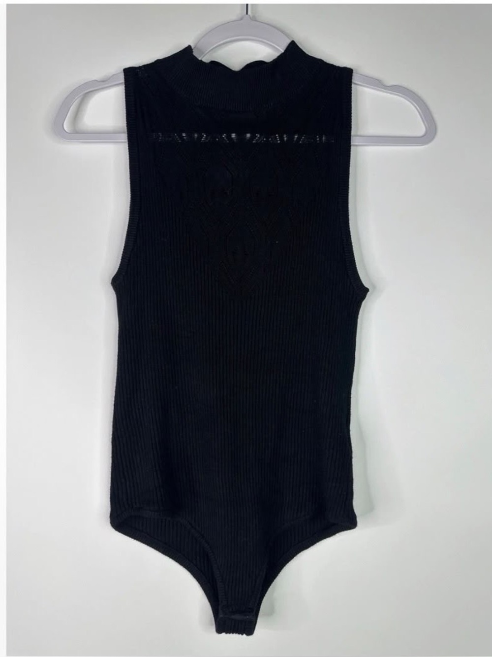 Free People Intimately Knitted Sleeveless Crew Neck Bodysuit
